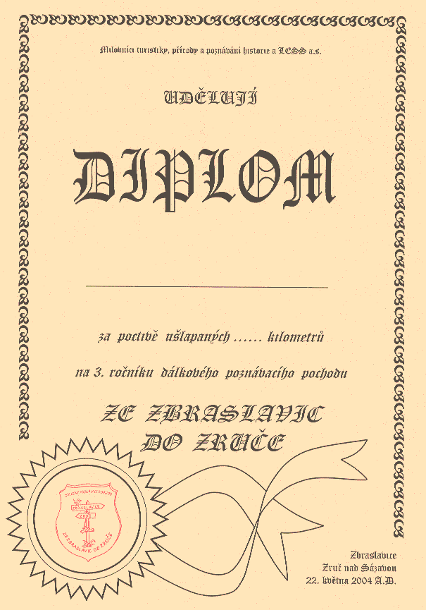 Diplom 3. ronku.